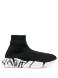Balenciaga Speed 2.0 graffiti sneakers - Black