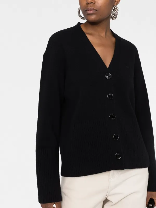 Off-White V-neck Wool Cardigan - Farfetch