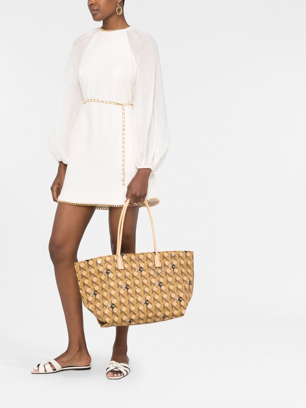 Tory Burch Basketweave-pattern Tote Bag - Farfetch