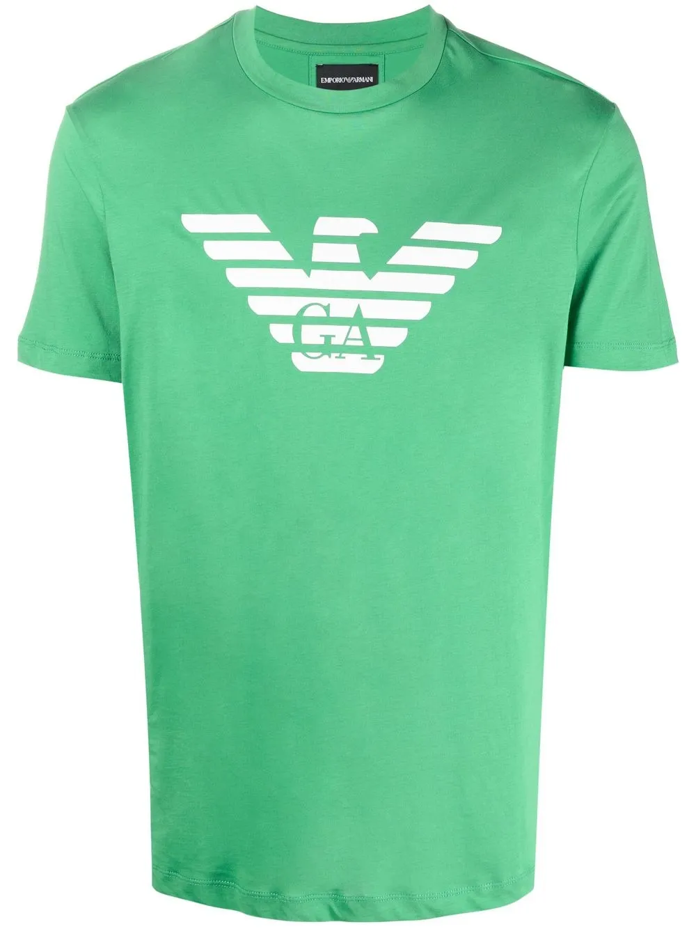 

Emporio Armani playera con logo estampado - Verde