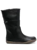 Camper Patty faux fur-trim boots - Black