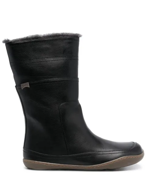 Camper Patty faux fur-trim boots