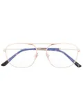 TOM FORD Eyewear FT5830B pilot-frame glasses - Gold