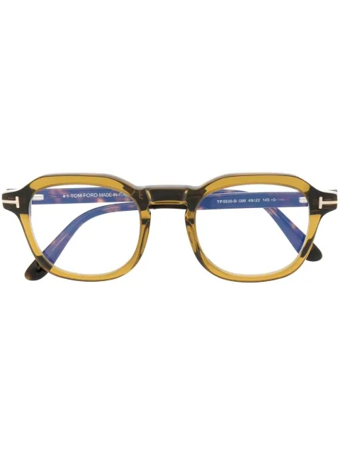 TOM FORD Eyewear transparent-frame round-frame glasses