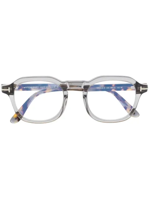 TOM FORD Eyewear colour-block square-frame glasses