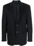 Canali single-breasted cashmere blazer - Blue