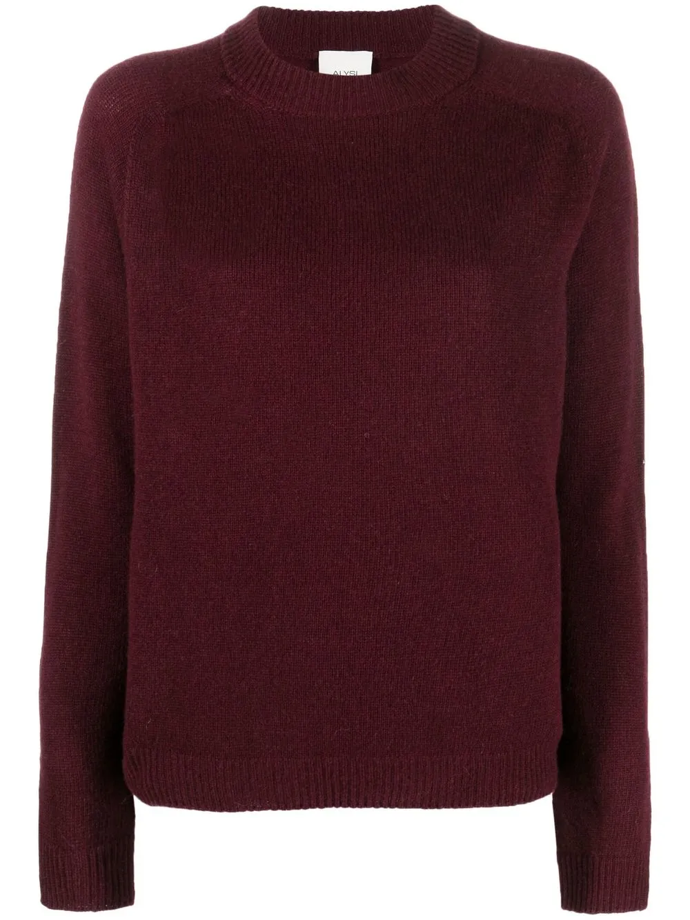 

Alysi ribbed-knit long-sleeved jumper - Red