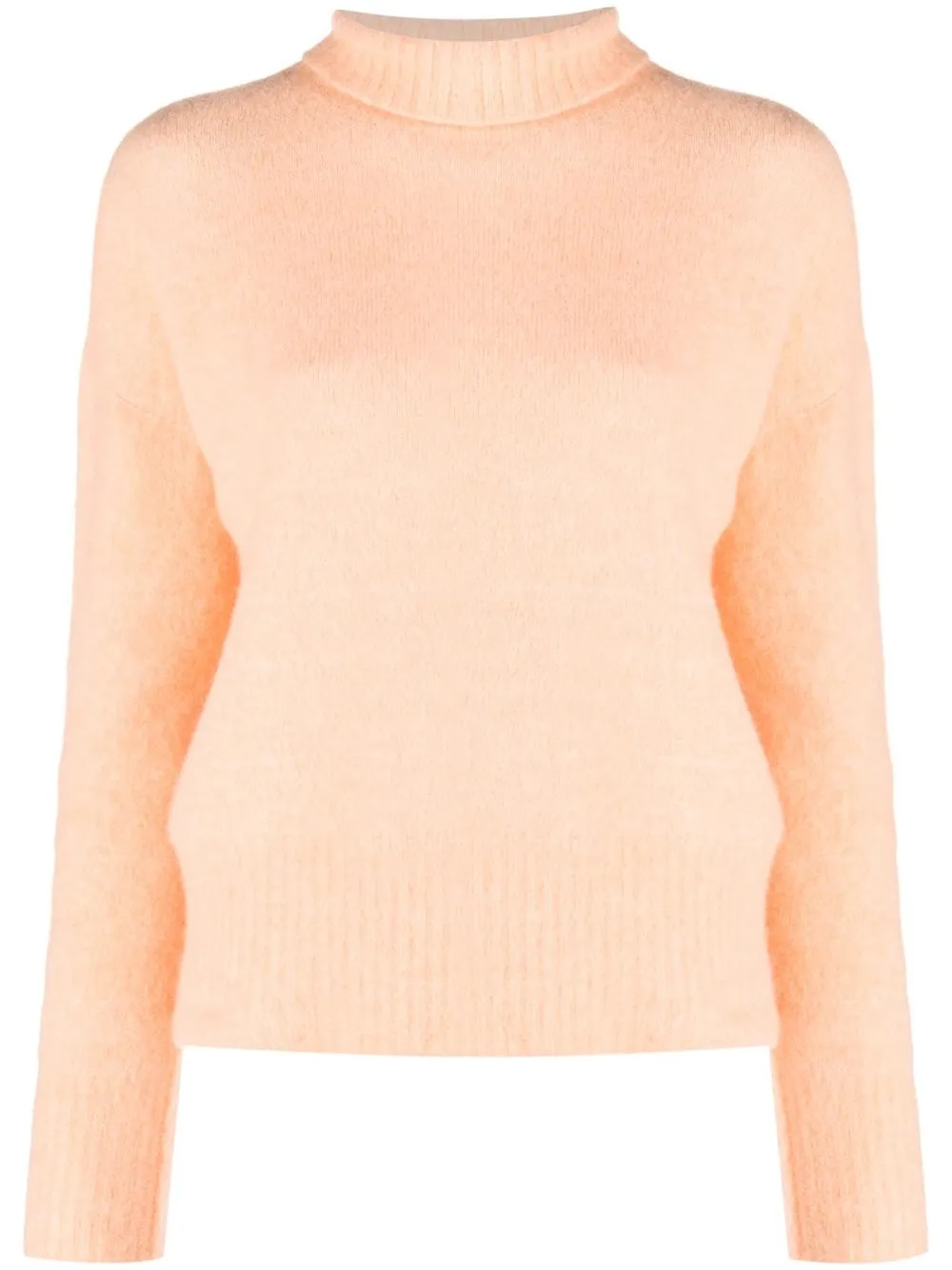 

Alysi brushed-finish roll neck jumper - Orange