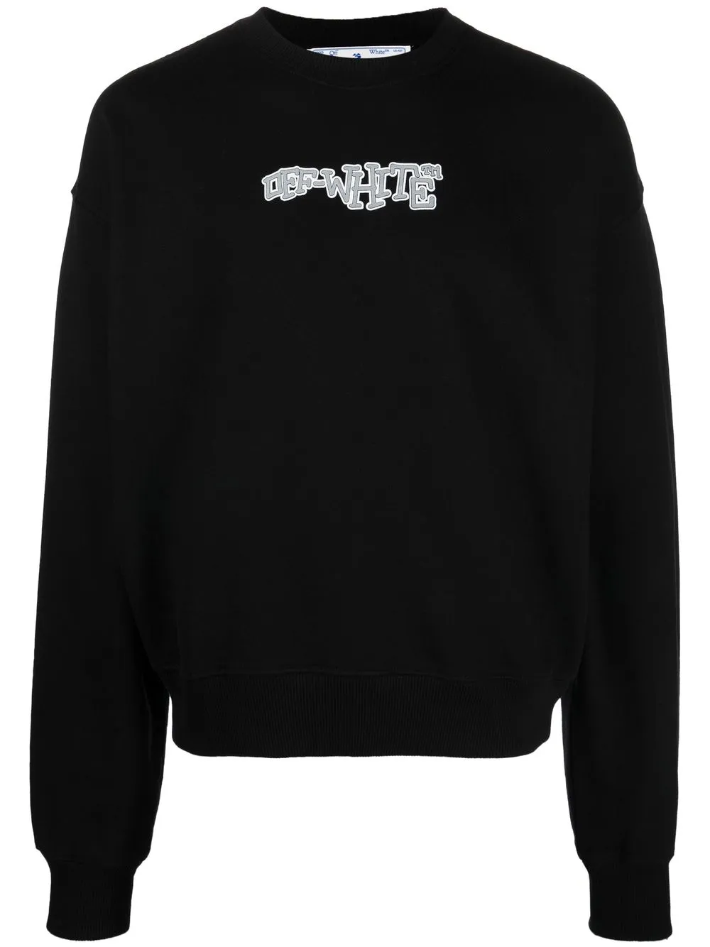 

Off-White sudadera con logo estampado - Negro