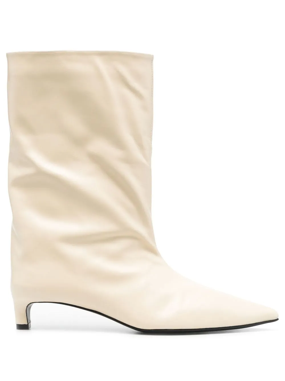 

Jil Sander pointed-toe kitten-heel boots - Neutrals