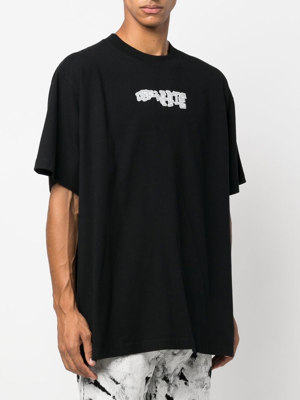 Off-White logo-print short-sleeve T-shirt - Farfetch