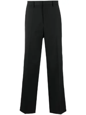 Raf Simons mid-rise wide-leg Trousers | Grey | FARFETCH