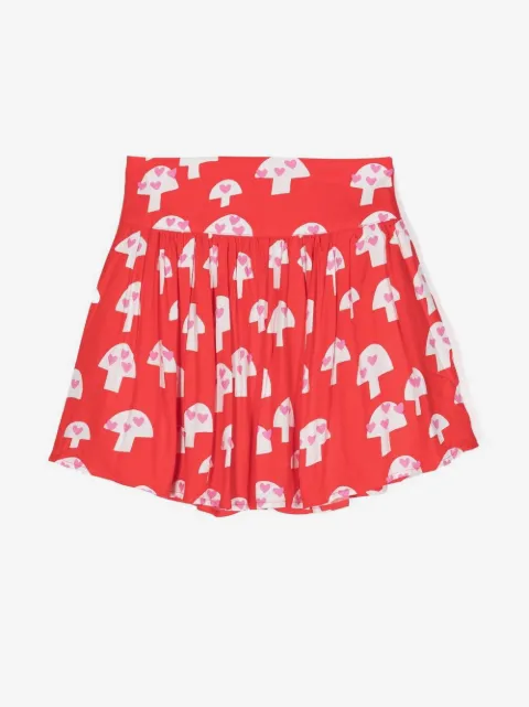 Stella McCartney Kids falda de tejido con varios estampados