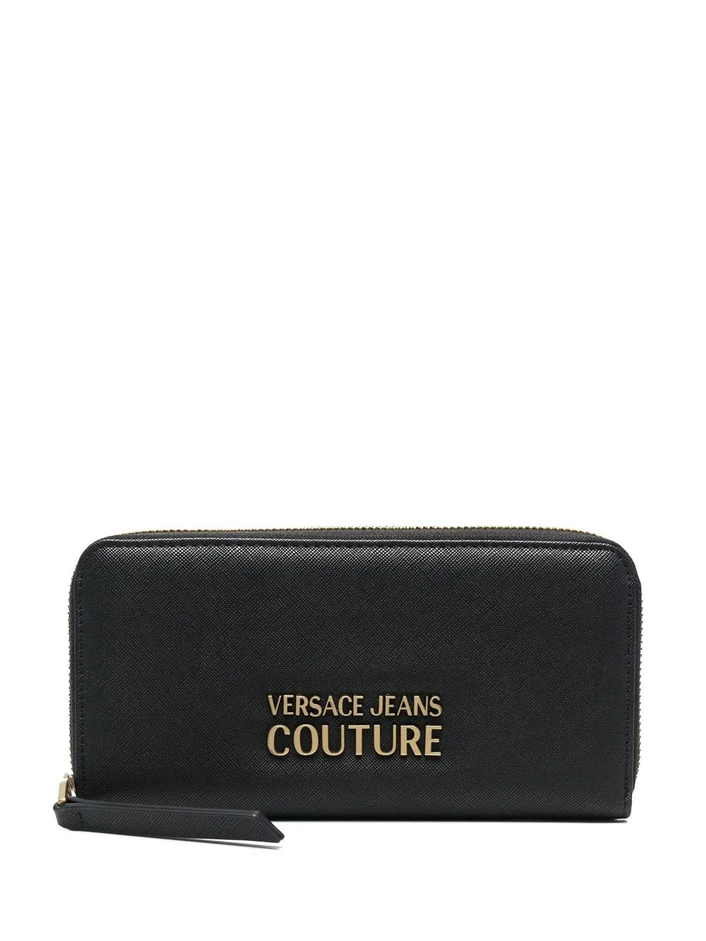 

Versace Jeans Couture cartera con placa del logo - Negro