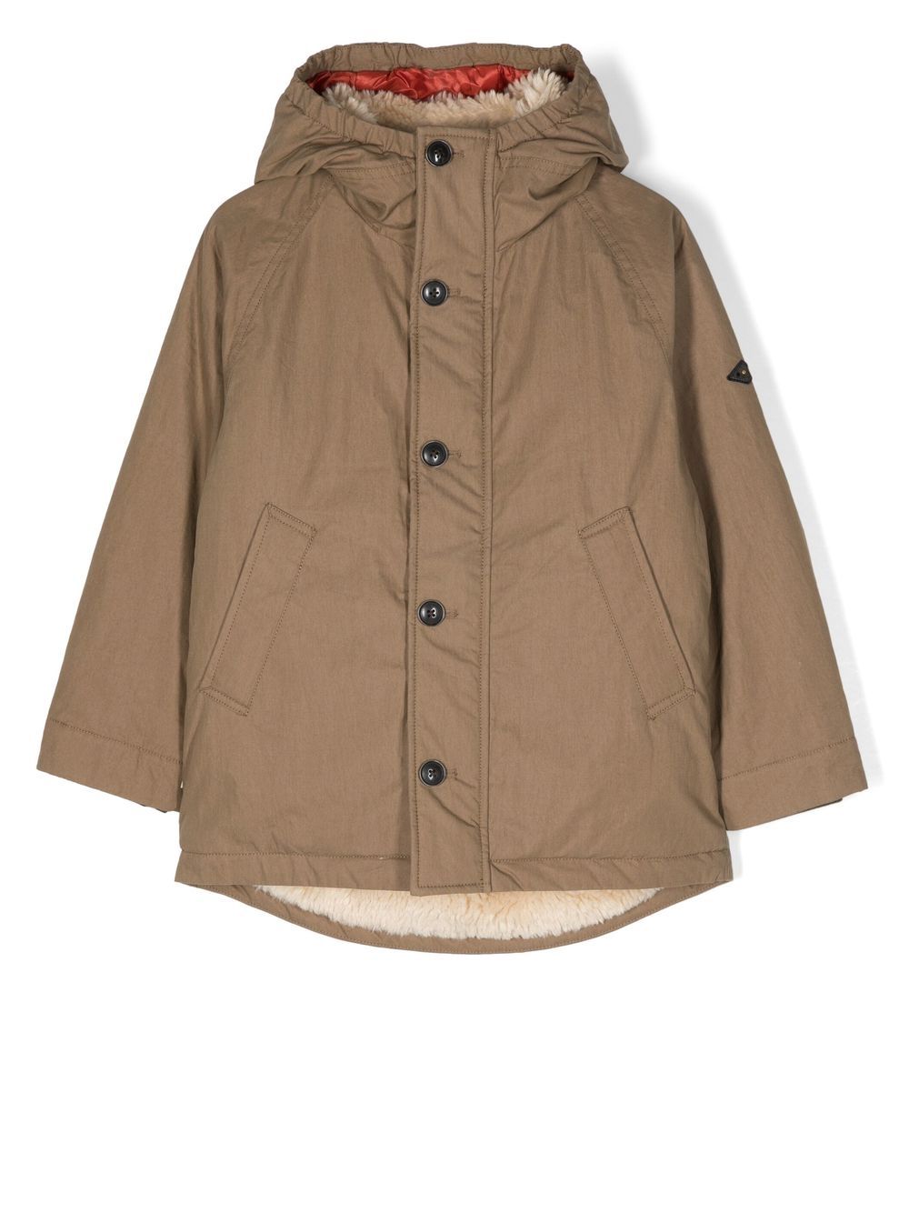 Bellerose hooded padded coat - Brown