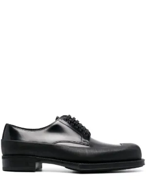 Farfetch Uomo Scarpe Scarpe eleganti Nero Derby con punta squadrata 