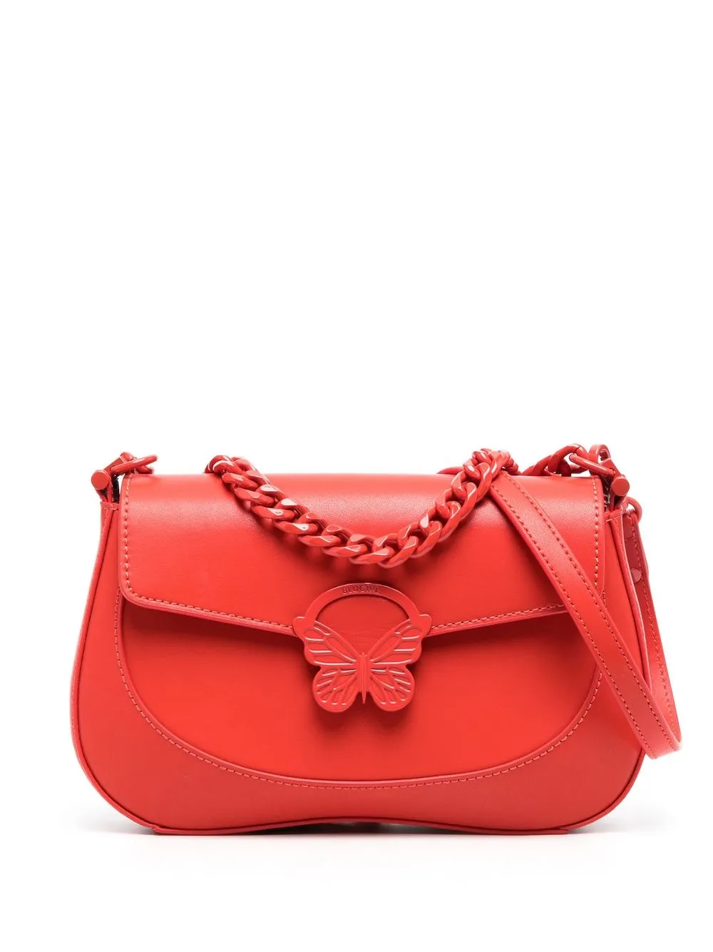 

Blugirl bolsa de hombro con placa de mariposa - Rojo