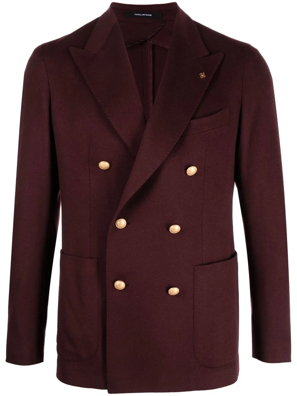 

Tagliatore blazer con doble botonadura - Rojo