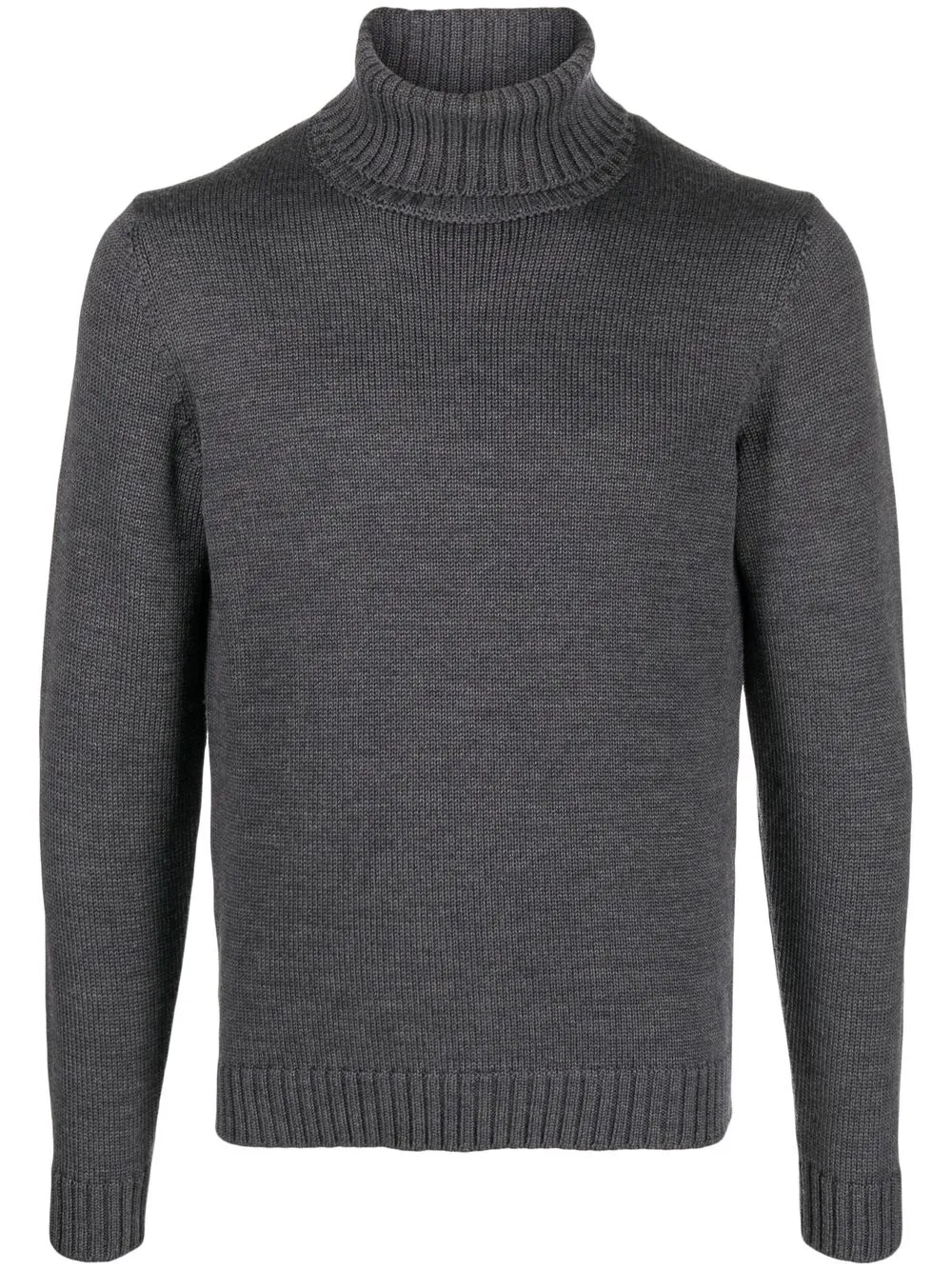 

Zanone virgin-wool fine-knit jumper - Grey