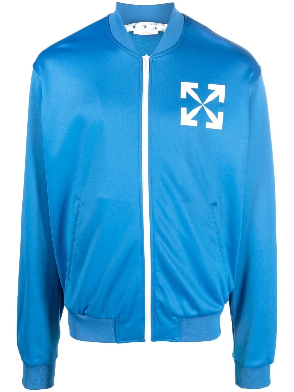 

Off-White chamarra con motivo Arrows - Azul