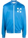Off-White Arrows-print track jacket - Blue