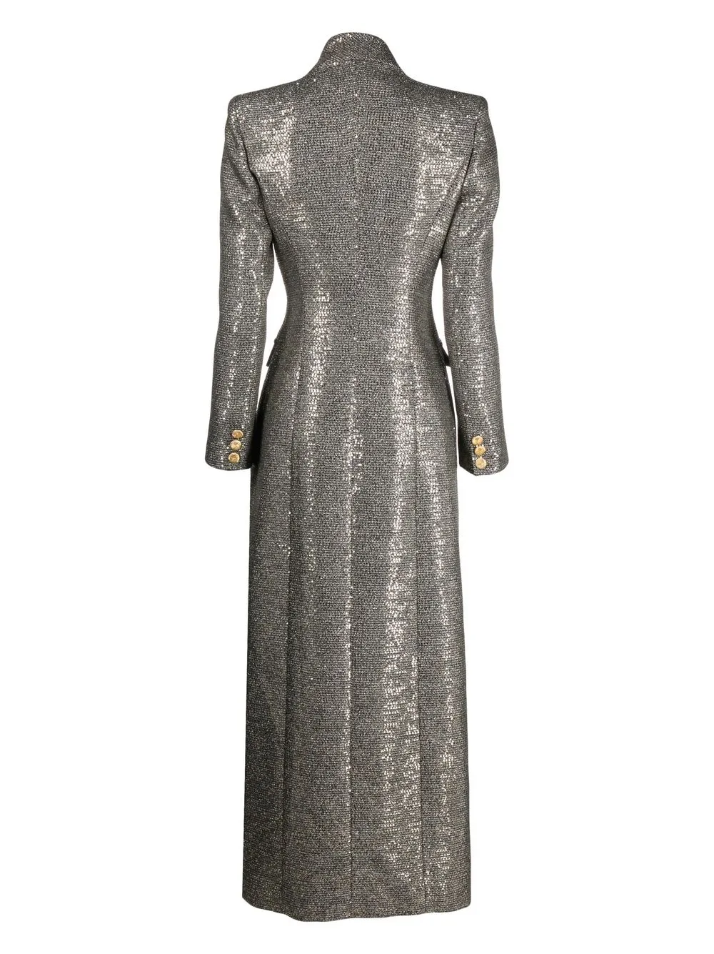 ALESSANDRA RICH METALLISCHER LUREX-MANTEL