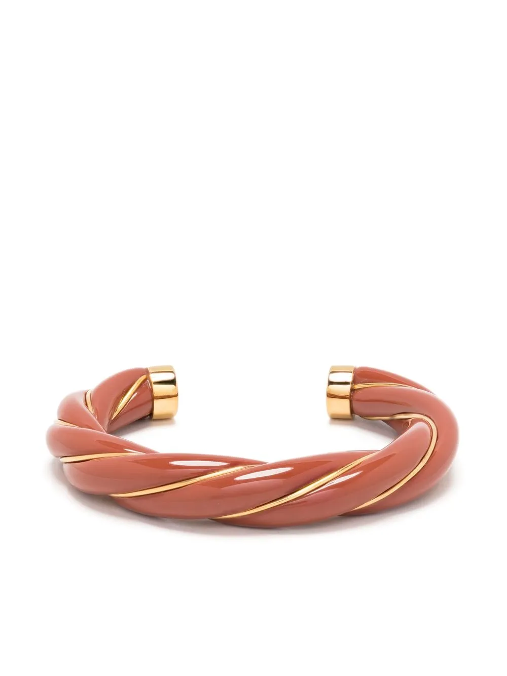 

Aurelie Bidermann Diana twisted bracelet - Brown