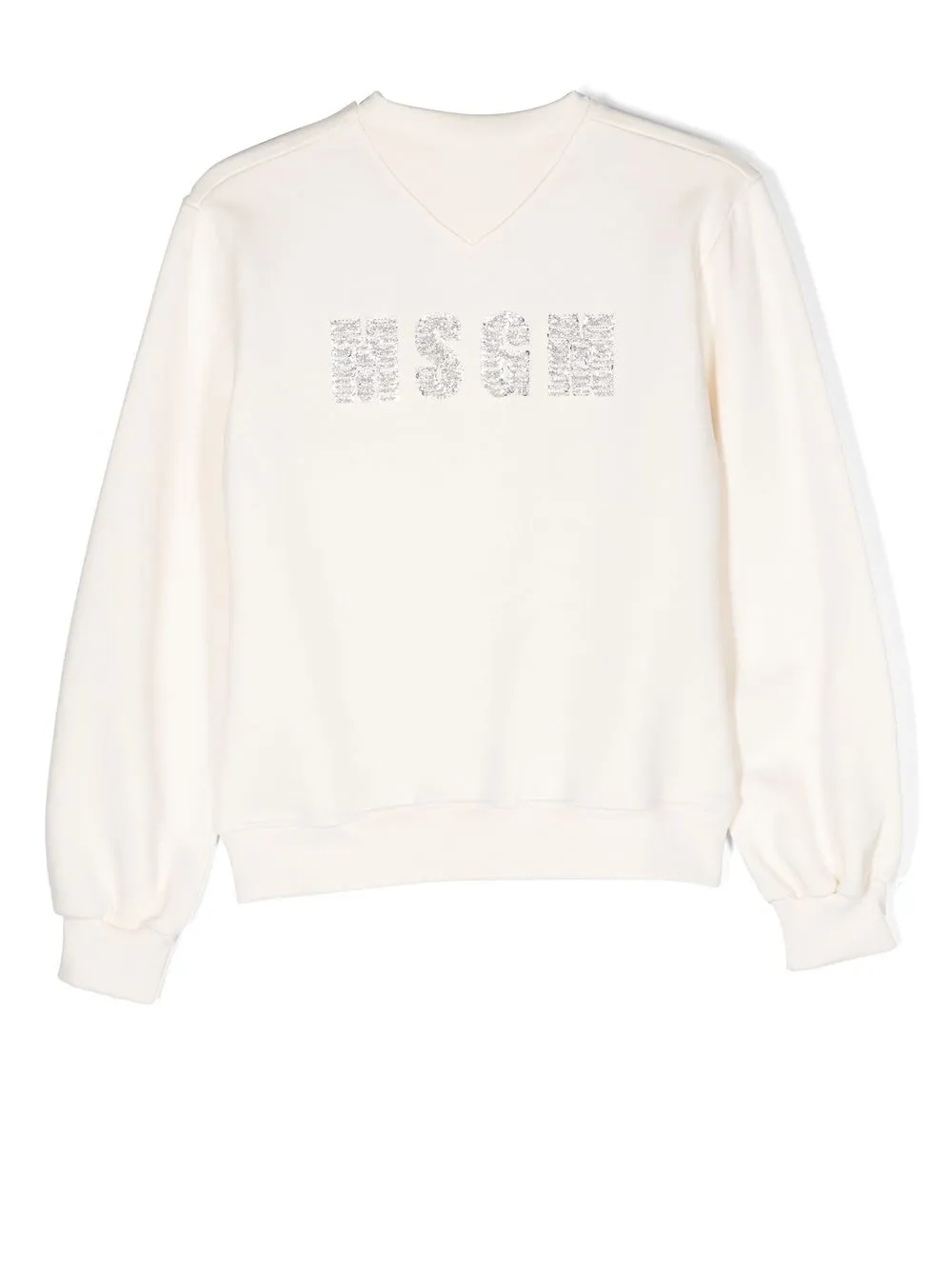 

MSGM Kids TEEN sequin-logo sweatshirt - Neutrals