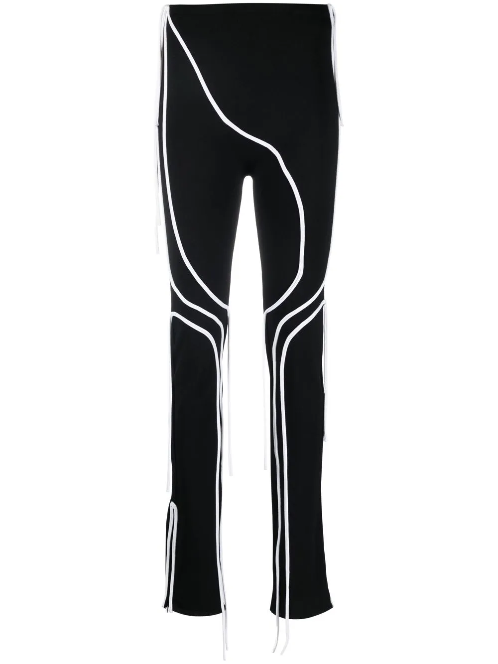 

Ottolinger pantalones con ribete en contraste - Negro