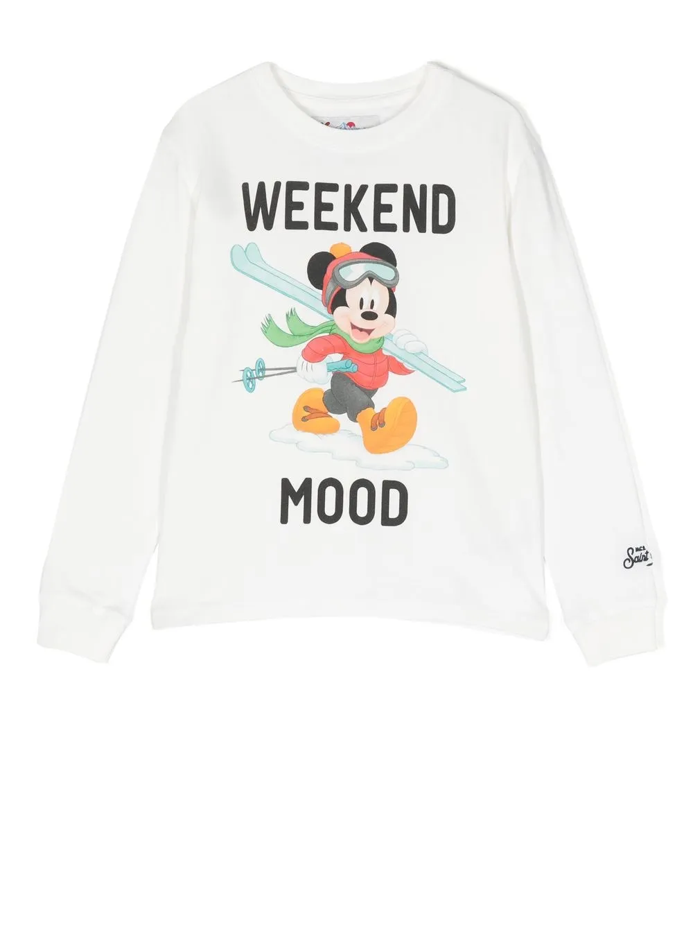 

MC2 Saint Barth Kids Mickey Mouse print long-sleeve T-shirt - White