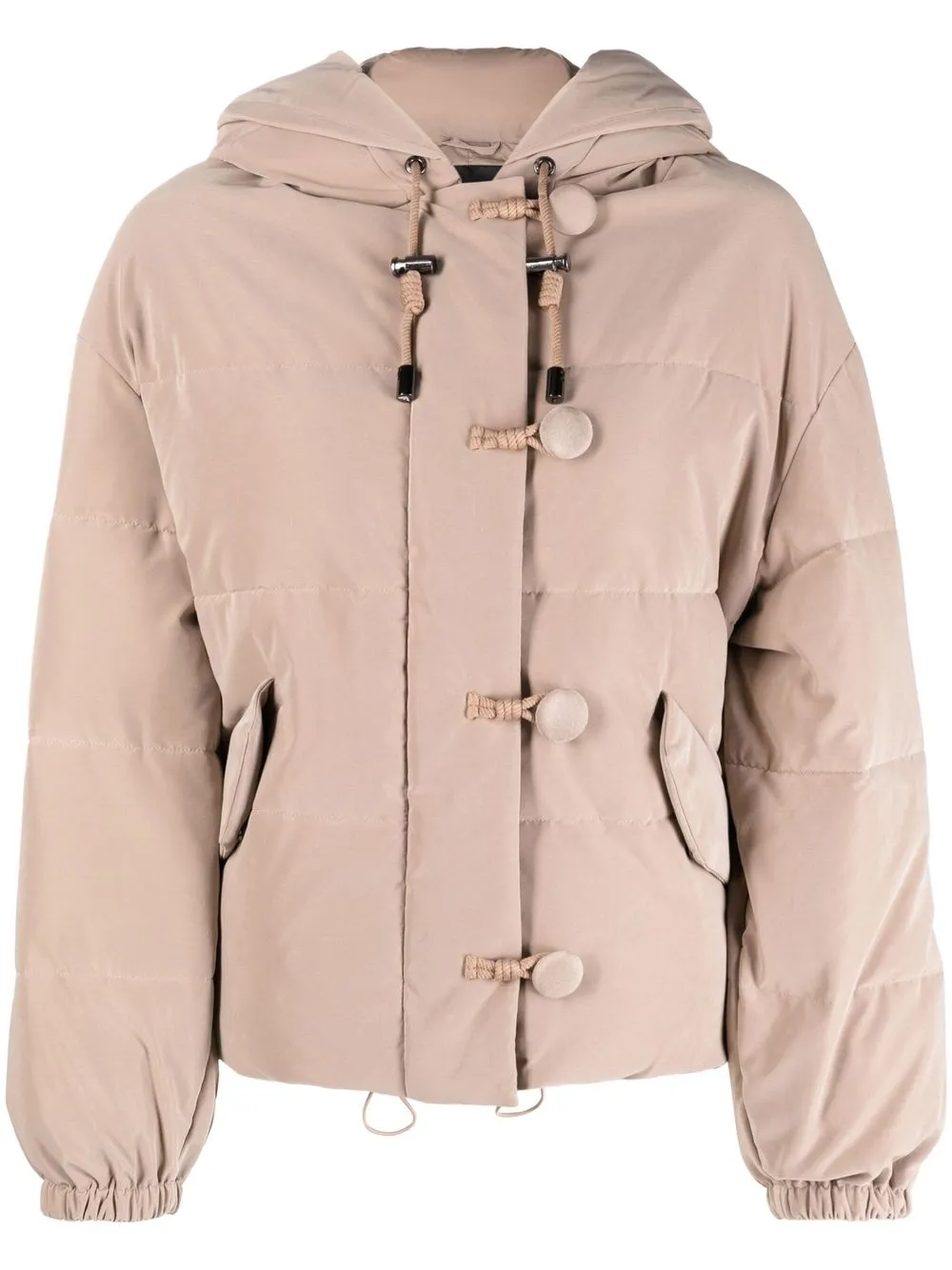 

Emporio Armani toggle fastening padded jacket - Neutrals