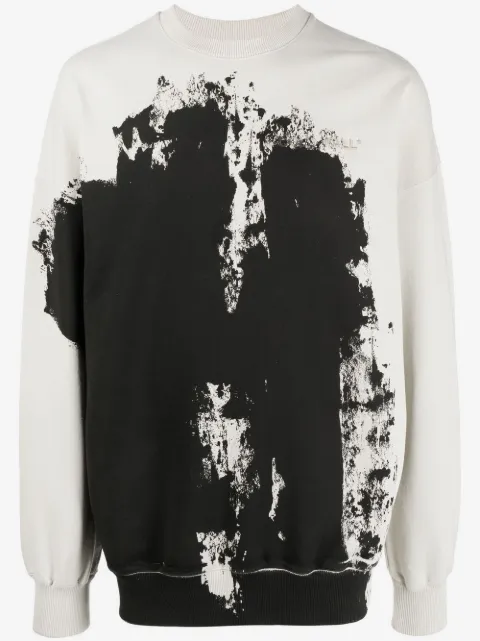 A-COLD-WALL* spray-paint cotton sweatshirt