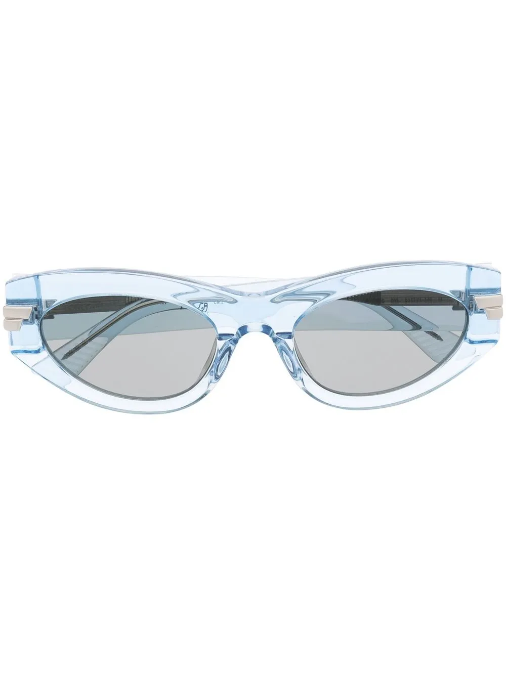 

Bottega Veneta Eyewear lentes de sol con armazón redonda - Azul