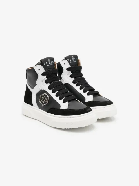 Philipp Plein Junior Hexagon High-Top-Sneakers