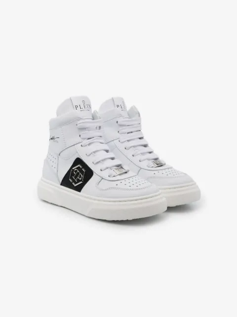 Philipp Plein Junior limited edition logo print sneakers
