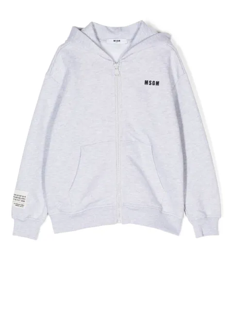 MSGM Kids hoodie con logo estampado 
