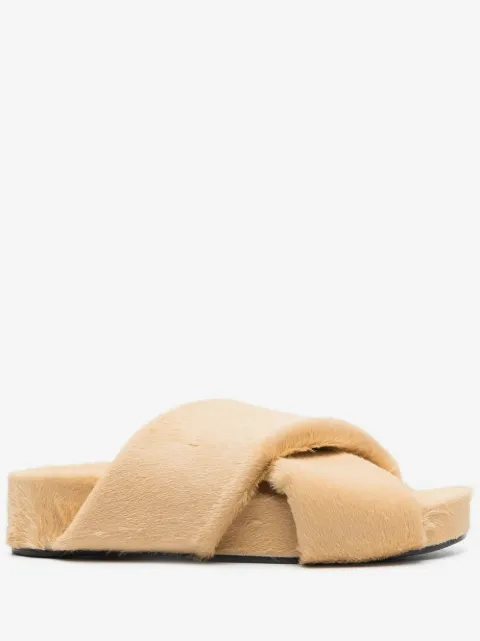 Jil Sander sandales à brides croisées