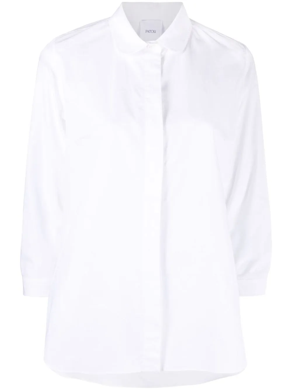 

Patou camisa con mangas tres cuartos - Blanco