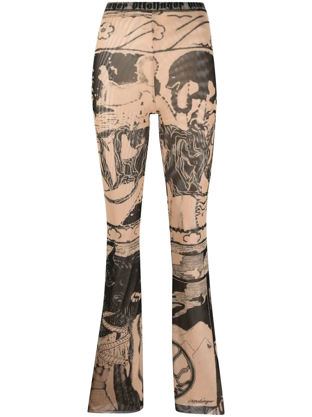 

Ottolinger pantalones con estampado gráfico - Neutro