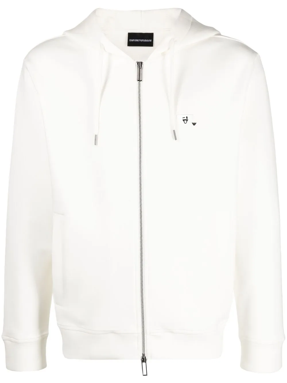 

Emporio Armani sudadera con detalle del logo - Blanco