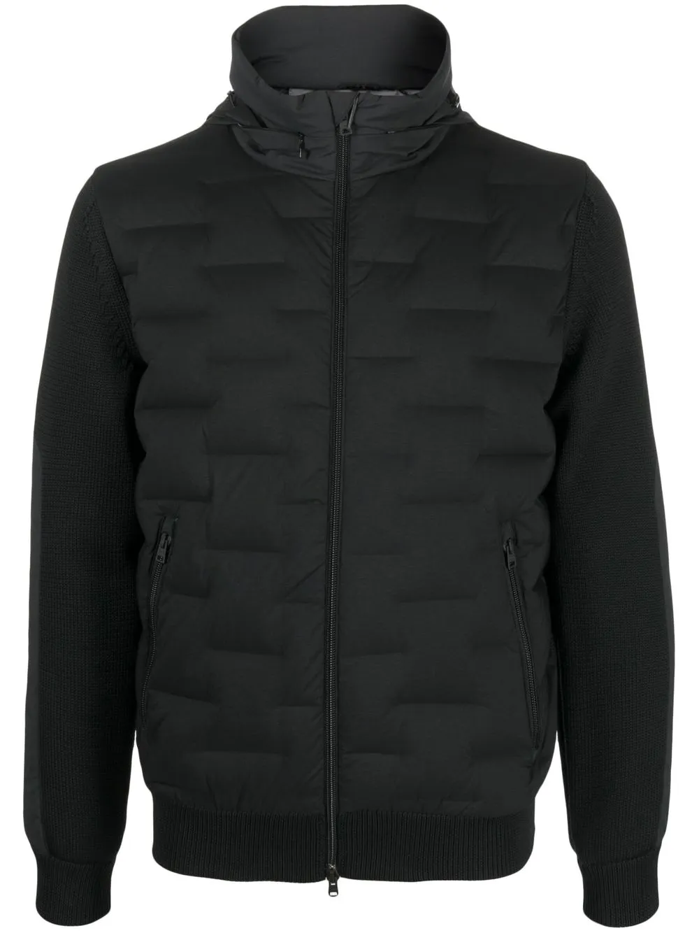 

Herno zip-up padded down jacket - Black