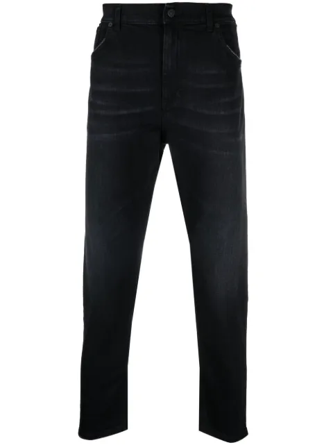low-rise slim-fit jeans
