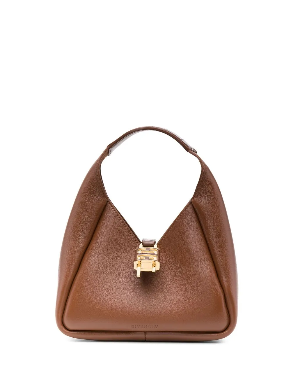 

Givenchy logo-plaque leather tote bag - Brown