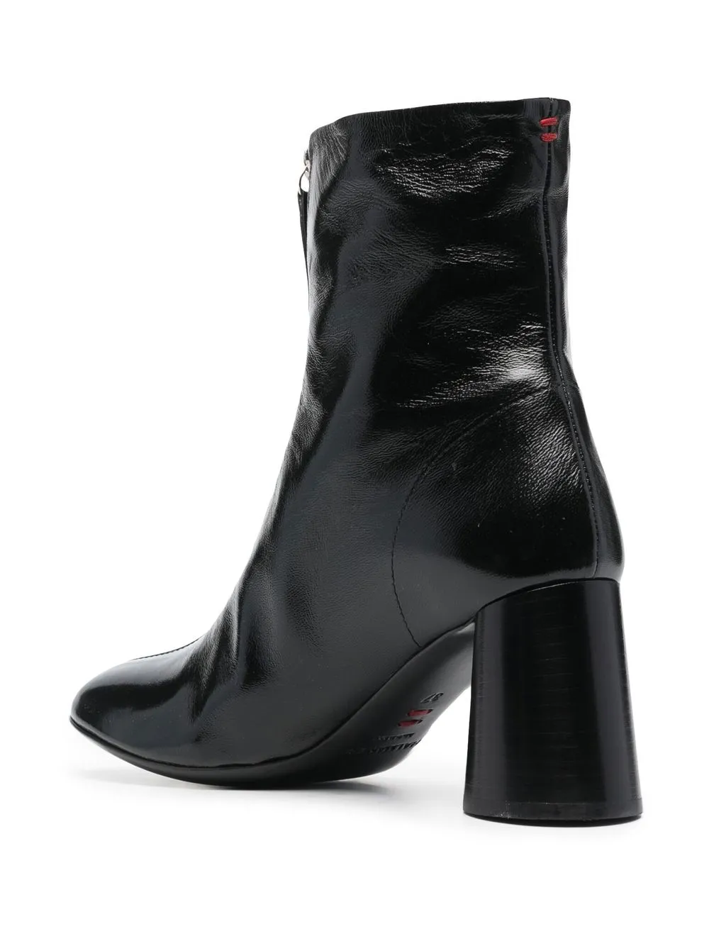 Halmanera 75mm zipup Leather Ankle Boots Farfetch