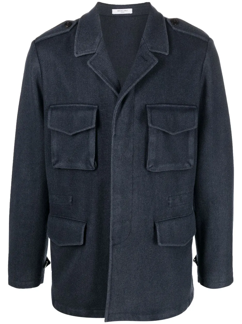 

Boglioli button-up tailored jacket - Blue