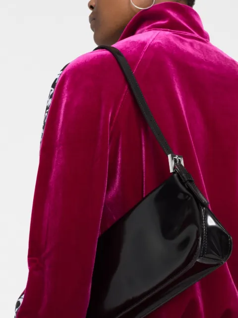 BY FAR patent-leather shoulder bag 22FWDULSBLWMED - 2