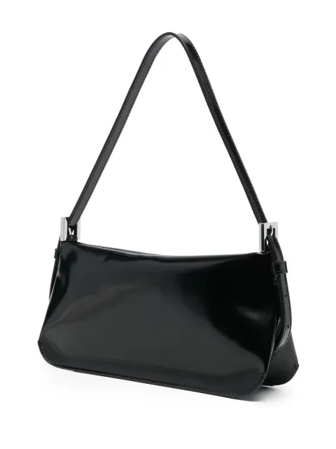 BY FAR patent-leather shoulder bag 22FWDULSBLWMED - 3