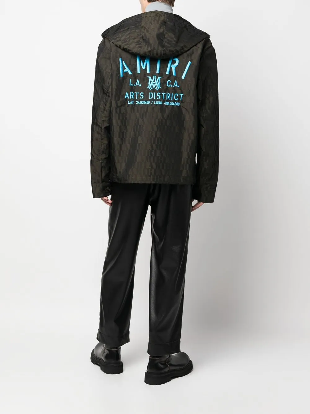 AMIRI Jack met monogramprint - Groen
