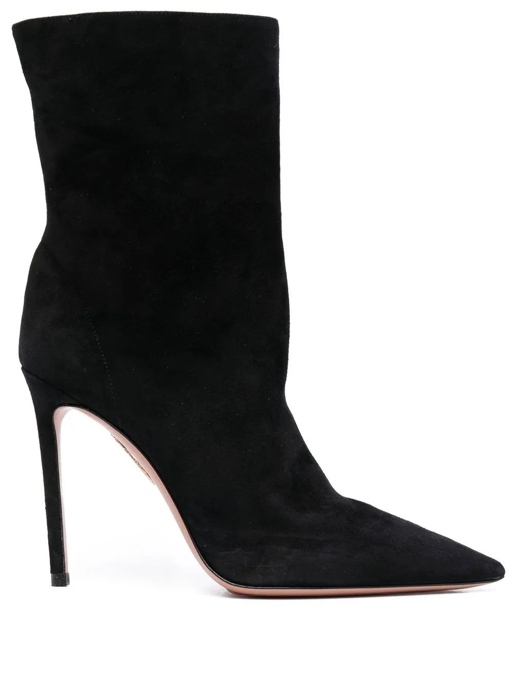 

Aquazzura botines con puntera en punta - Negro