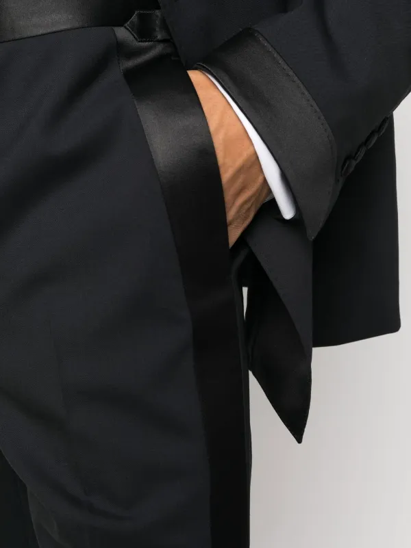 Tom Ford Silk-Trim Double-Breasted Suit - Farfetch